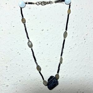 Protect My Peace Choker- tourmaline, labradorite.